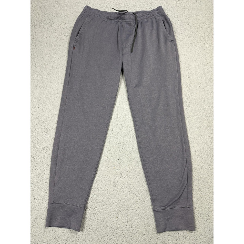 Rhone Pants Mens Large Gray Jersey Joggers Sweatpants Stretch Lounge 100021